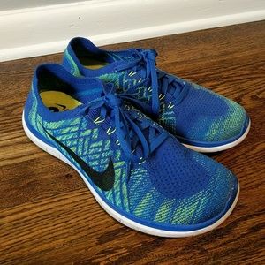 Nike Flyknit 4.0 Blue/Green 2014